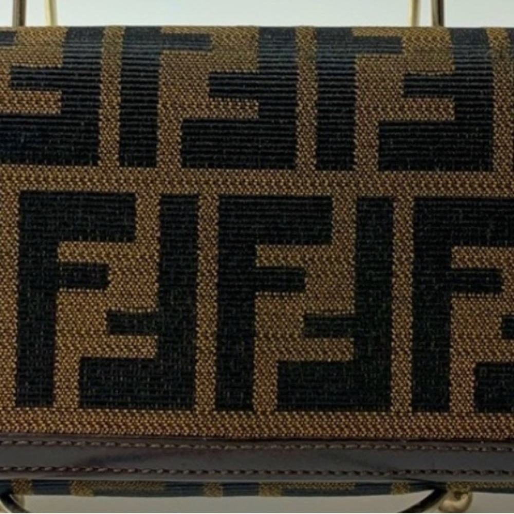 Authentic Fendi Zucca wallet